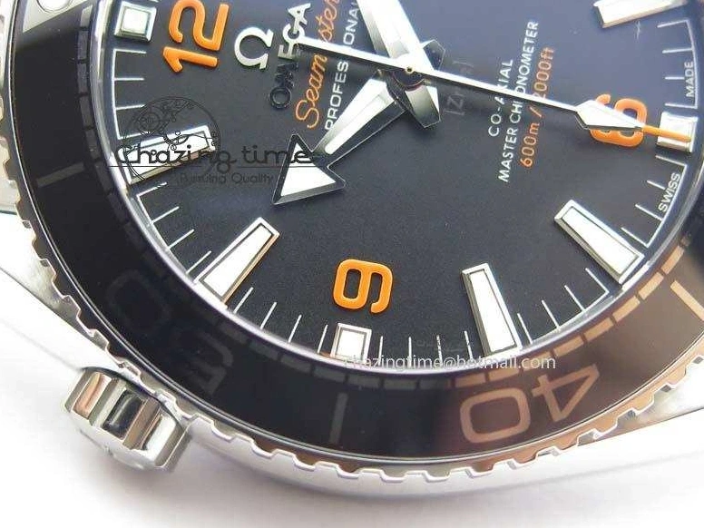 0309 Trendy 2016 Planet Ocean 43.5mm SS V6F Best Edition Black Dial On SS Bracelet A 8210